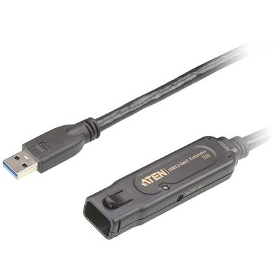 USB kábel s USB 3.0 konektorom vľavo a USB predlžovačom vpravo pre dlhšie dátové prenosy.