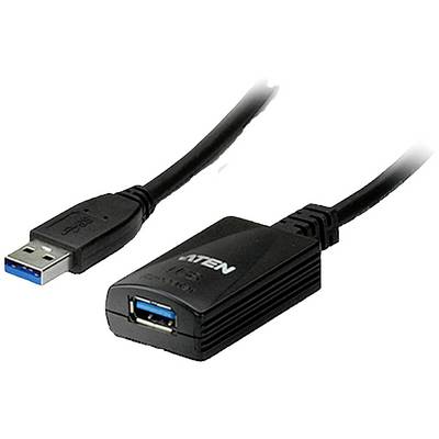 USB predlžovací kábel s USB zástrčkou na ľavej strane a USB portom na pravej strane, s viditeľným názvom značky.