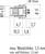 Technický výkres elektrickej konektora s rozmermi: dĺžka 10,2 mm, šírka 6,7 mm, výška 5,8 mm. Maximálna hrúbka steny: 1,5 mm.