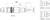Technický výkres konektora s rozmermi: dĺžka 48,4 mm, priemer 14,5 mm, závit M12 x 1, priemer kábla do 5,5 mm.