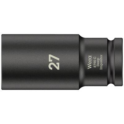 'Wera 8790 C Deep Impaktor' nástrčný kľúč, čierny, 27 mm, robustná konštrukcia pre vysokú záťaž.