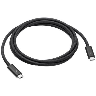 Apple Thunderbolt 4 Pro prepojovací kábel Thunderbolt ™ (USB-C ®) zástrčka 1.80 m čierna MN713ZM/A  Thunderbolt™ kábel