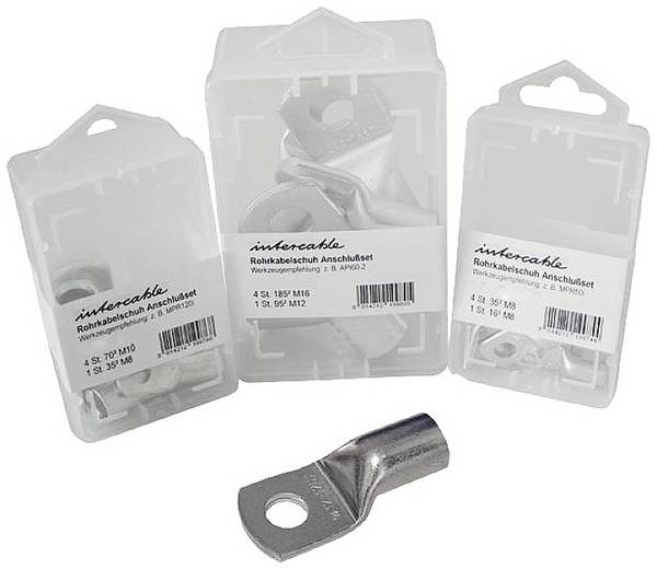 Intercable ICR106SB10 káblové oko pocínovaný 180 ° M6 10 mm² Ø otvoru: 6 mm 10 ks Carton
