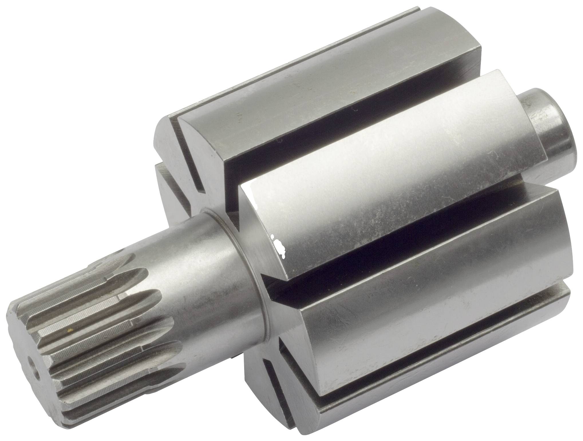 Kovesté ozubené koleso so zložitými zubami, ktoré zdôrazňuje mechanickú presnosť.