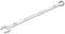 Strieborný vidlicový kľúč s veľkosťou 36 mm.