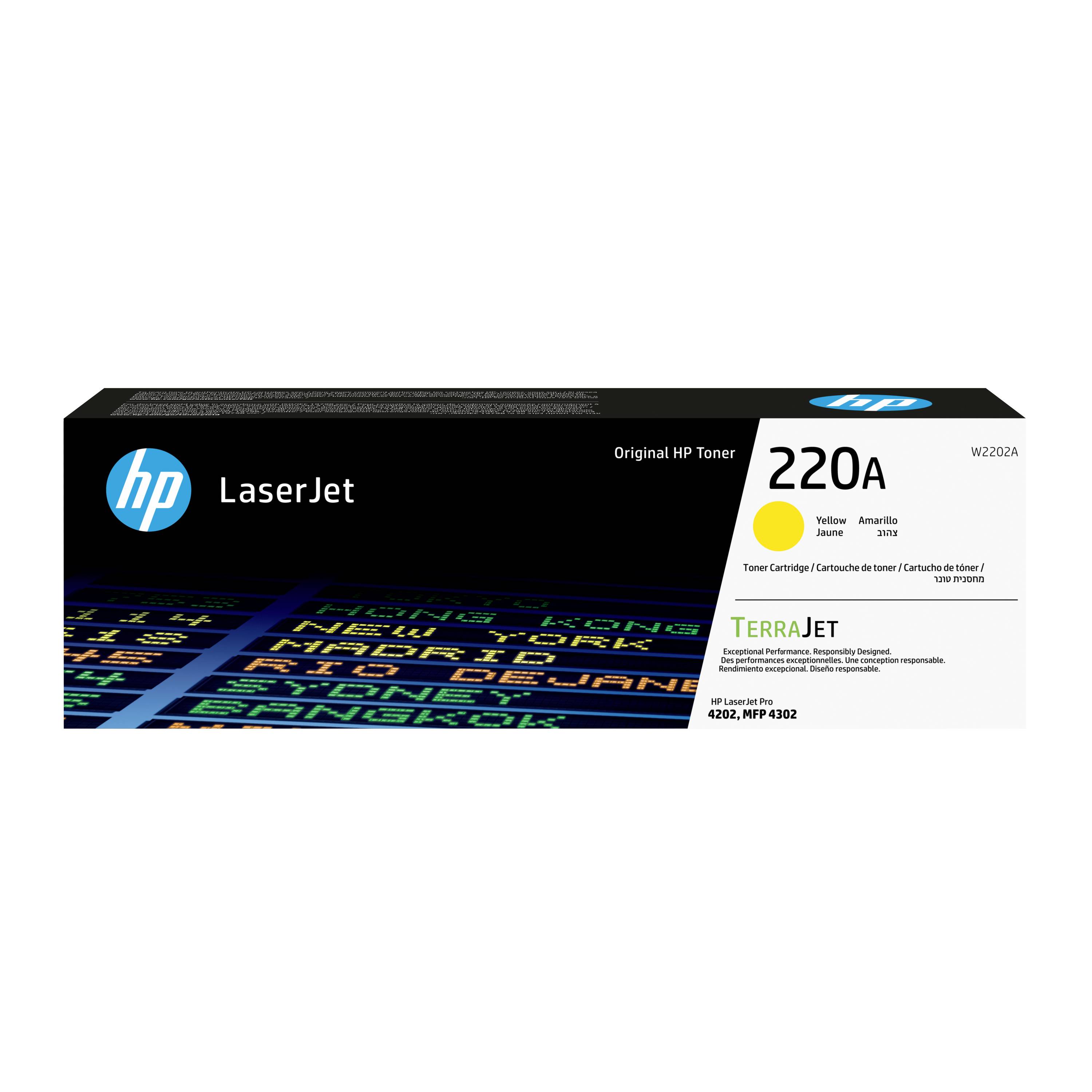 HP 220A náplň do tlačiarne originál žltá Maximálny rozsah stárnek 1800 Seiten