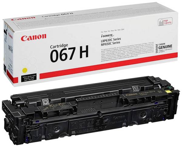 Canon 067H náplň do tlačiarne originál  žltá Maximálny rozsah stárnek 2350 Seiten