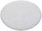 Kruhový, plochý, biely leštiaci pad s textúrovaným povrchom. Vhodný pre čistiace alebo leštičky.