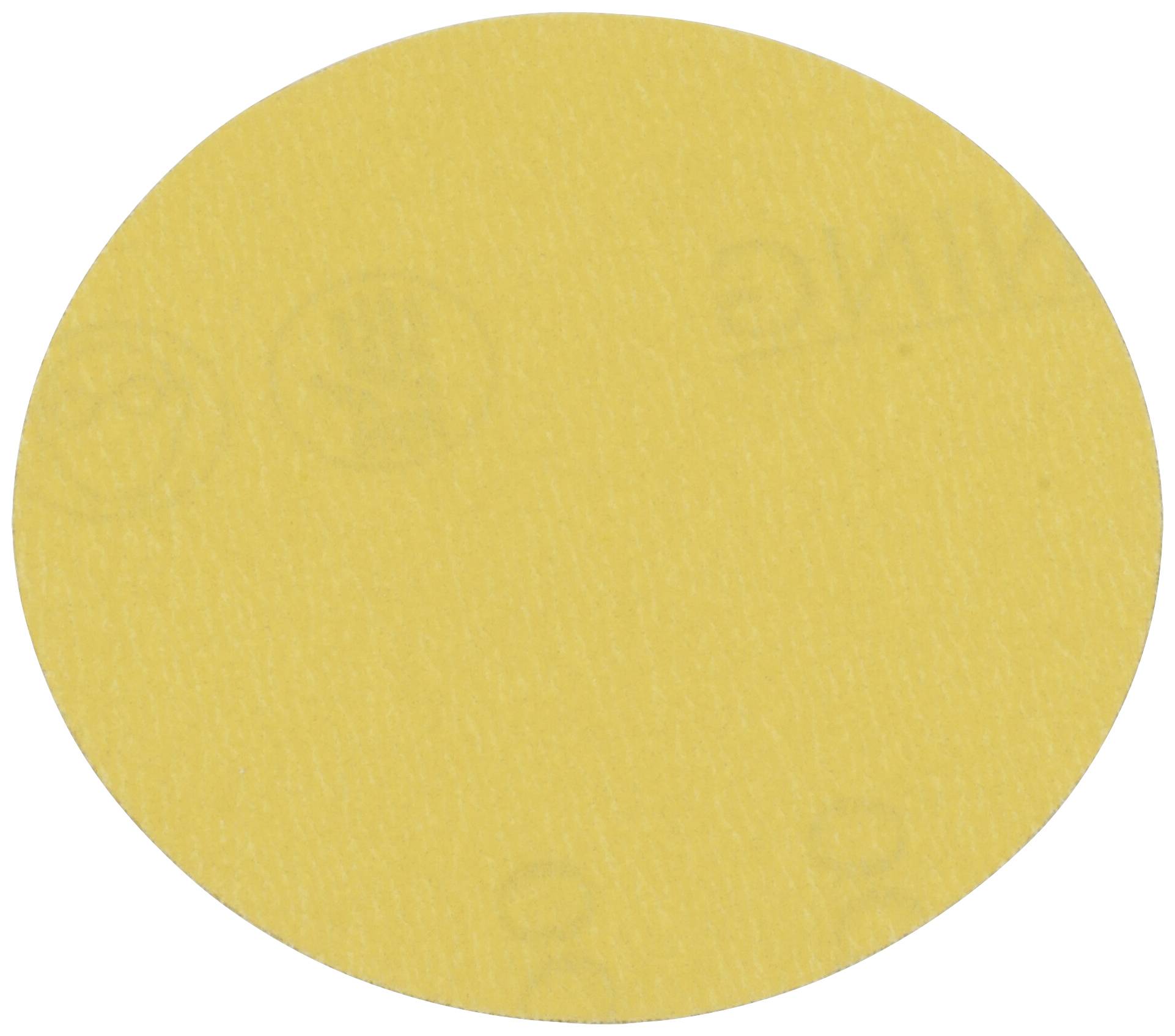 Guľatý žltý kruh na bielom pozadí.