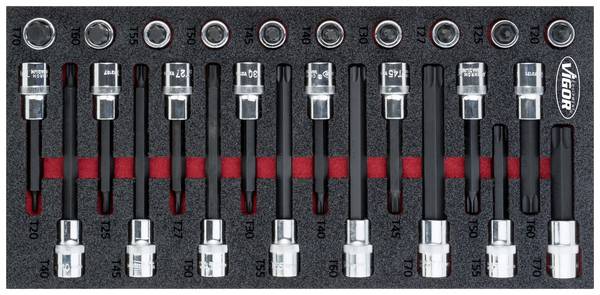 Vigor V5095 V5095 TORX sada skrutkovačov      1/2" (12.5 mm)