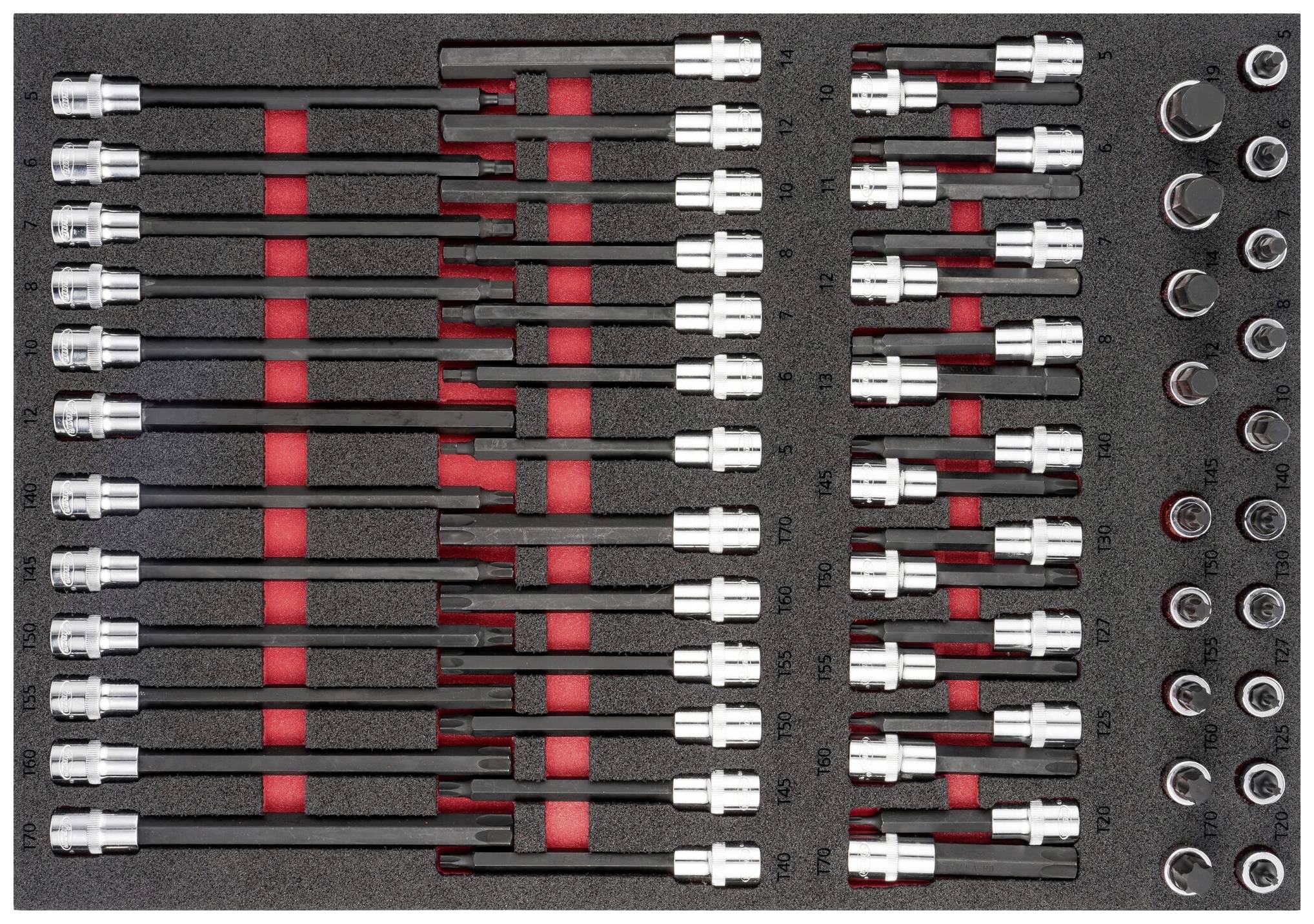 Vigor V6809 KIT inserti per cacciaviti V6809