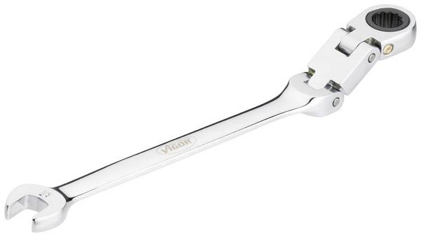 Vigor V6752-8 V6752-8 kĺbový očkoplochý račňový kľúč  8 mm