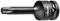 Torx bit z kovu Vigor V7017-T50 v cylindrickom tvare s tromi bočnými drážkami, vhodný pre skrutkovacie práce.