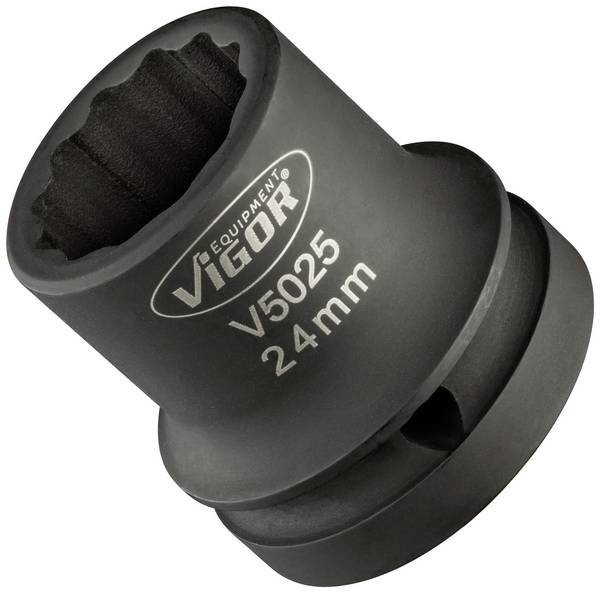 Vigor V5025 V5025 vonkajší dvojitý 6-hranný profil vložka zástrčného kľúča nárazového skrutkovača 24 mm  24 mm   3/4" (20 mm)