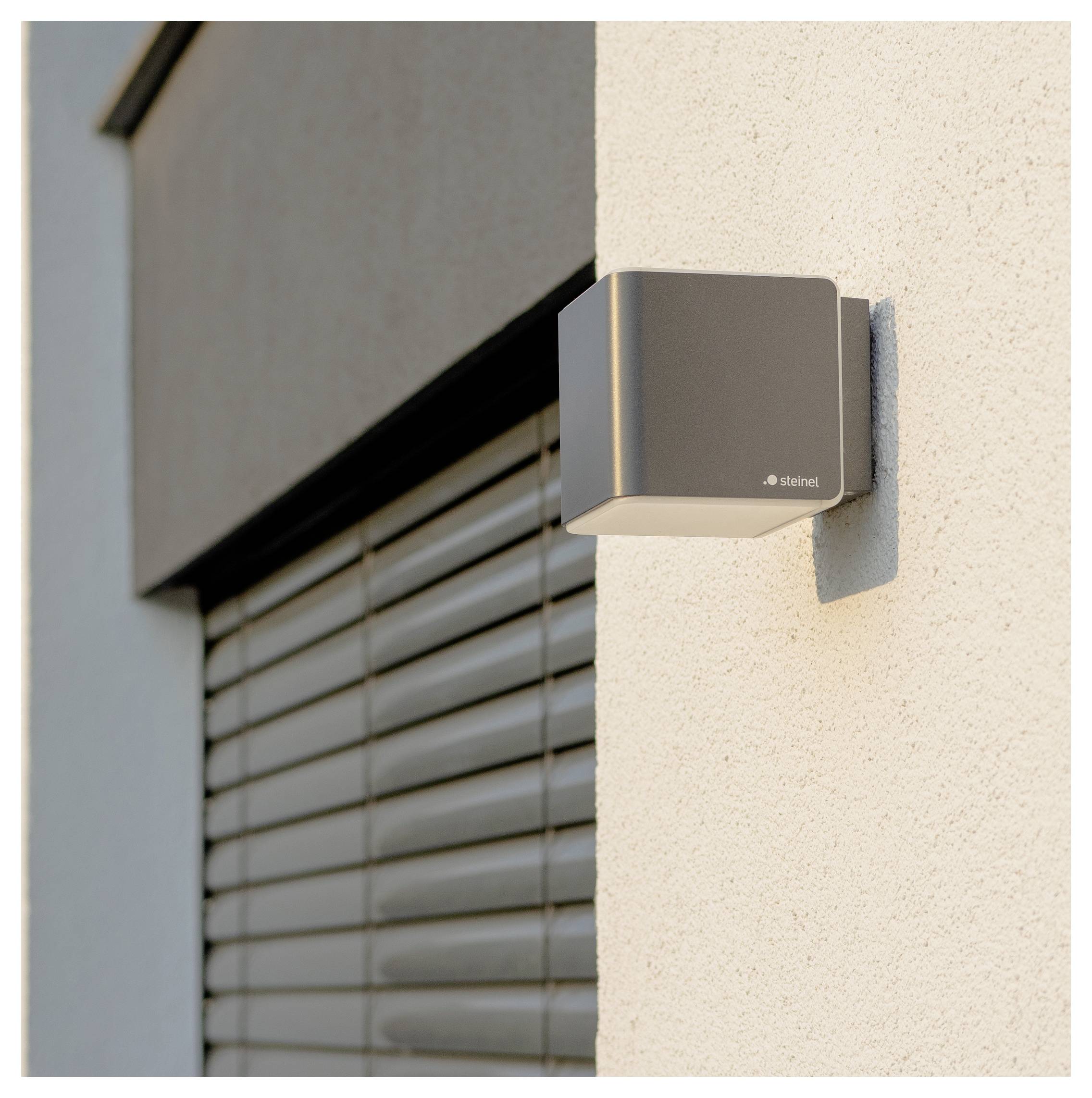 Steinel L 840 SC SI 055547 vonkajšie nástenné osvetlenie s PIR senzorom LED bez 9.1 W strieborná-2