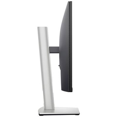 Moderný počítačový monitor z boku, ukazujúci štíhlu konštrukciu a štíhly, elegantný dizajn.