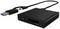 Externý čítač kariet CFexpress s USB káblom, vhodný pre rýchly prenos dát.