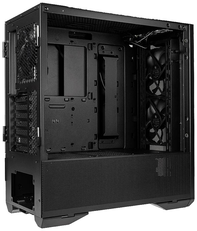 Lian Li LANCOOL II Mesh C Performance RGB midi tower PC skrinka, herné puzdro čierna 3 predinštalované ventilátory, riad-6