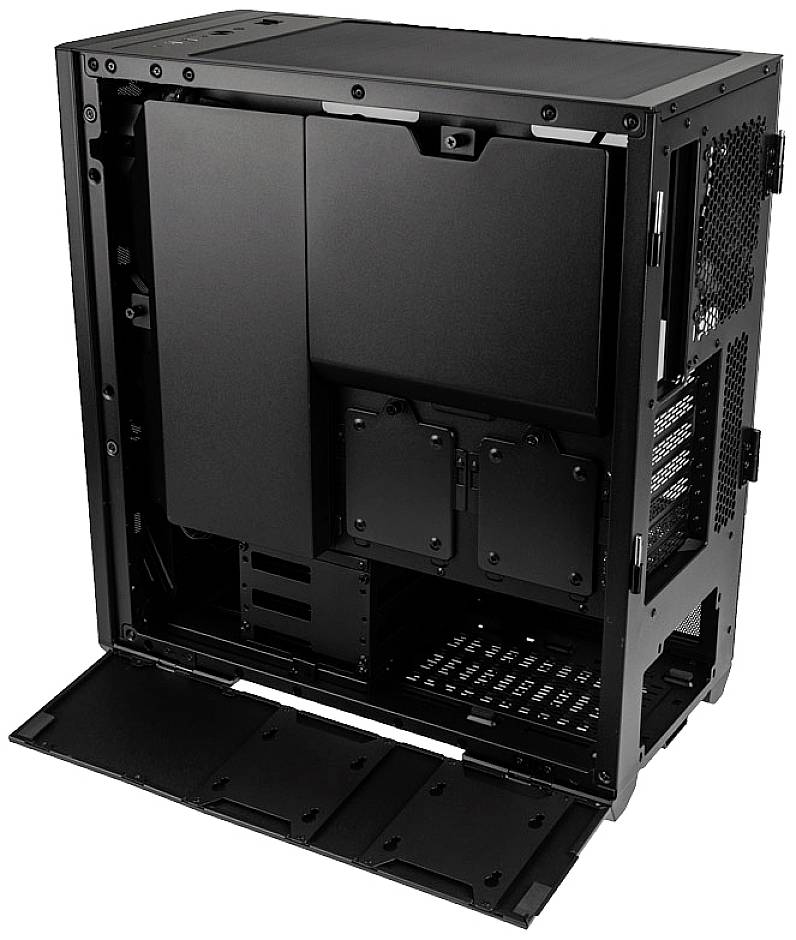 Lian Li LANCOOL II Mesh C Performance RGB midi tower PC skrinka, herné puzdro čierna 3 predinštalované ventilátory, riad-7