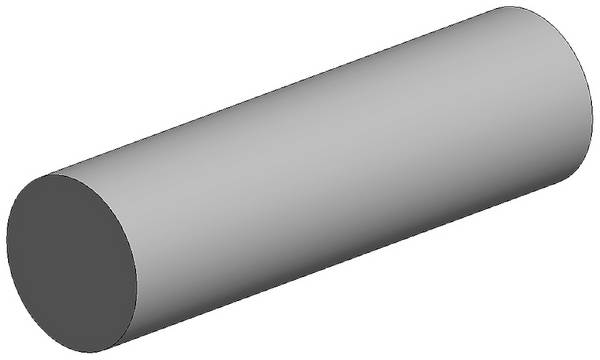 polystyrol guľatý tyčový profil (Ø x d) 2 mm x 35 cm  6 ks