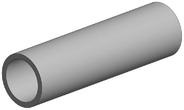 polystyrol trubkový trubkový profil (Ø x d) 4.8 mm x 35 cm  4 ks