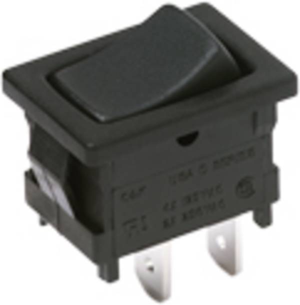 C & K Switches kolískový spínač 125 V/AC 4.00 A 1 zap/zap 1 ks Bulk
