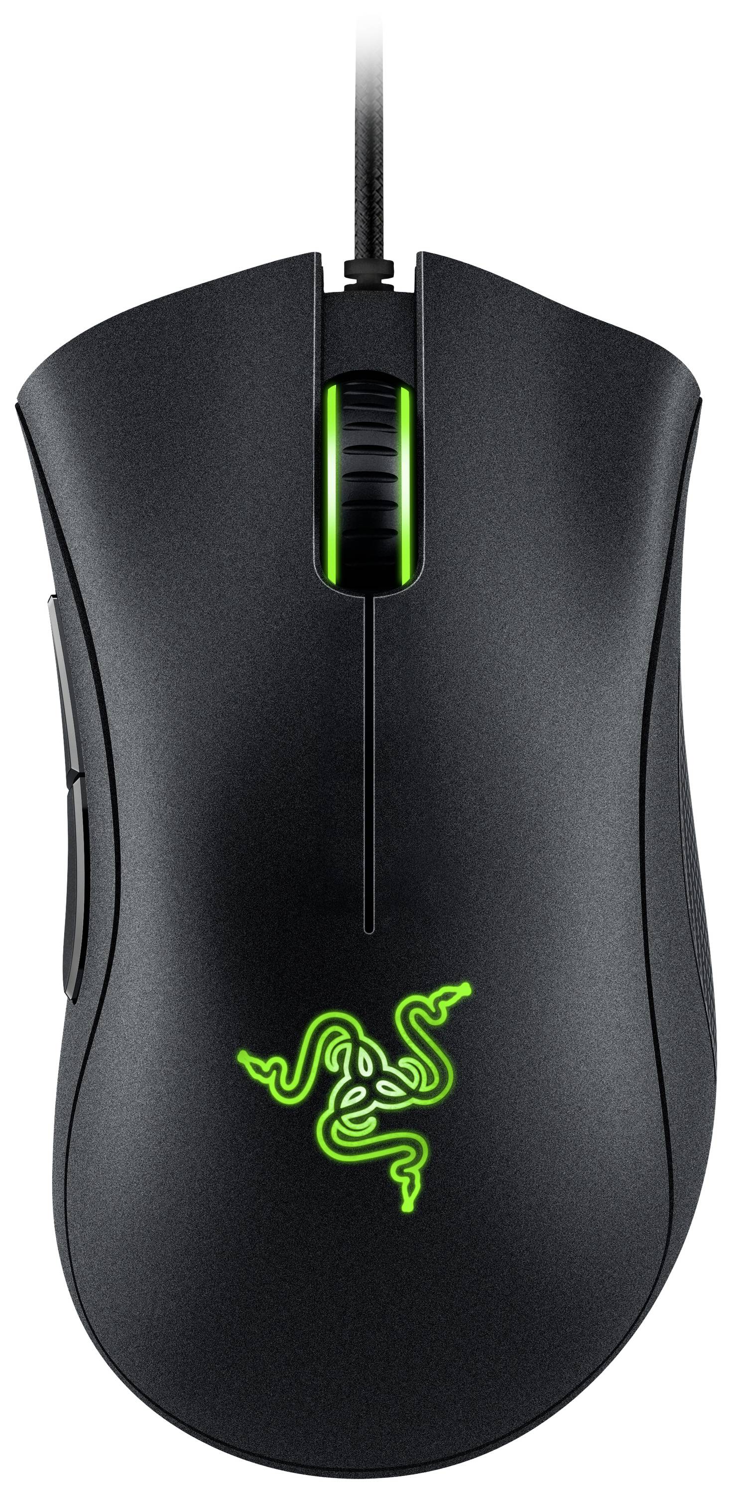 RAZER DeathAdder Essential Mouse da gioco ergonomico Cablato Ottico Nero 5 Tasti 6400 dpi Ergonomico, Illuminato
