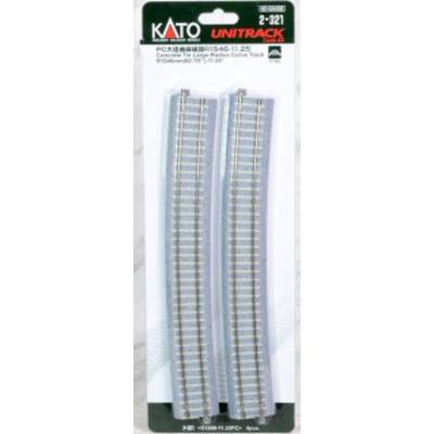 H0 Kato Unitrack 2-321 zahnutá koľaj 4 ks