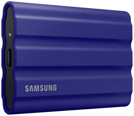 Samsung Portable T7 Shield 2 TB, externý SSD disk, USB 3.1 (Gen 2), modrá