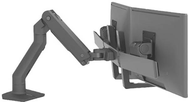 Ergotron HX Dual Arm Desk Mount  stolový držiak monitoru  38,1 cm (15") - 81,3 cm (32") otočný, výškovo nastaviteľný, sklápajúci, nakláňací