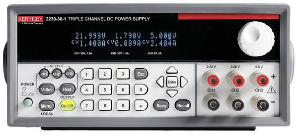 Keithley 2230-30-3 laboratórny zdroj s nastaviteľným napätím, 0 - 30 V/DC, 0 - 3 A, 195 W, výstup 3 x, 2230-30-3