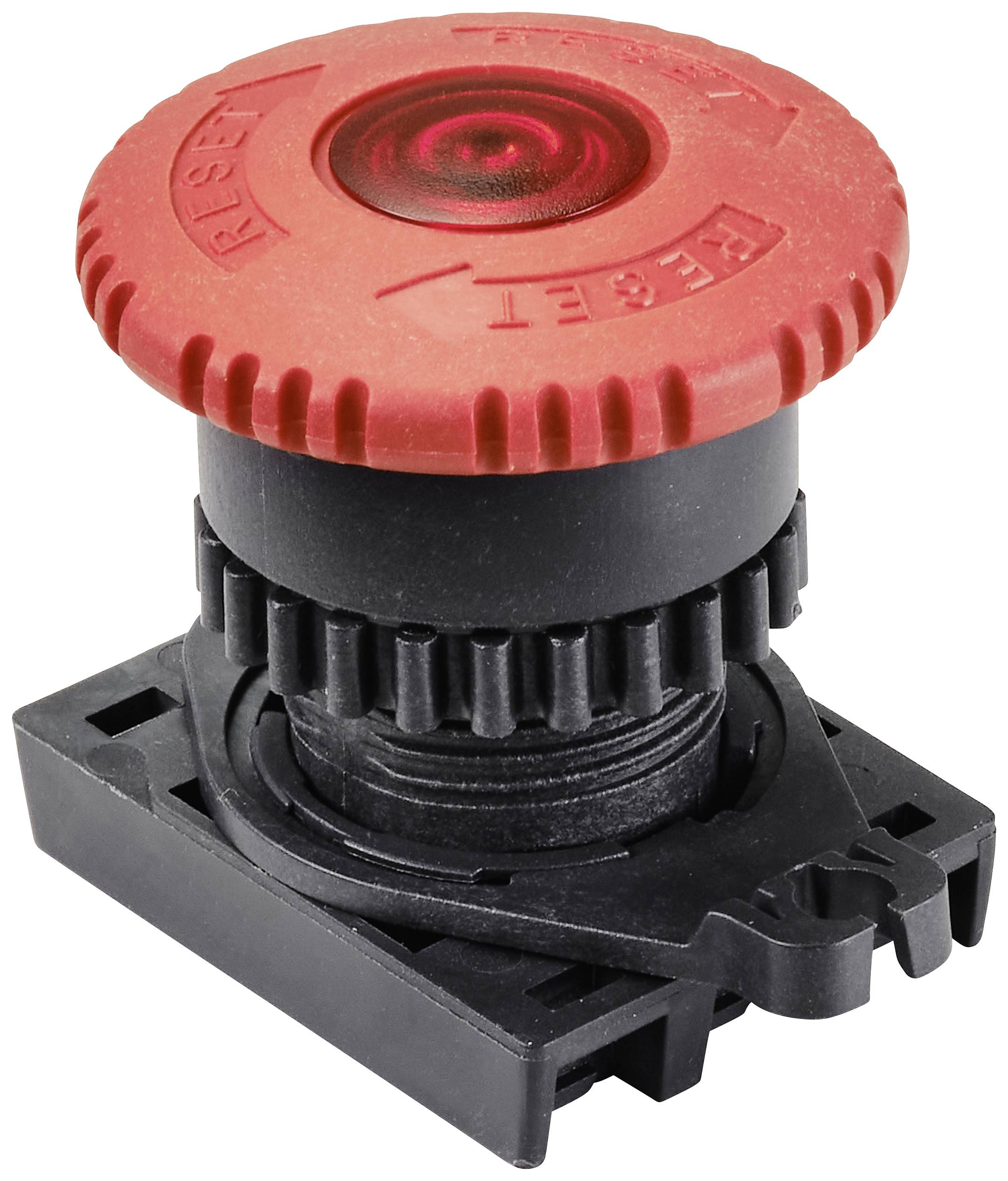 TRU COMPONENTS S2ER-E4R Pulsante di arresto di emergenza a fungo IP52 1 pz.