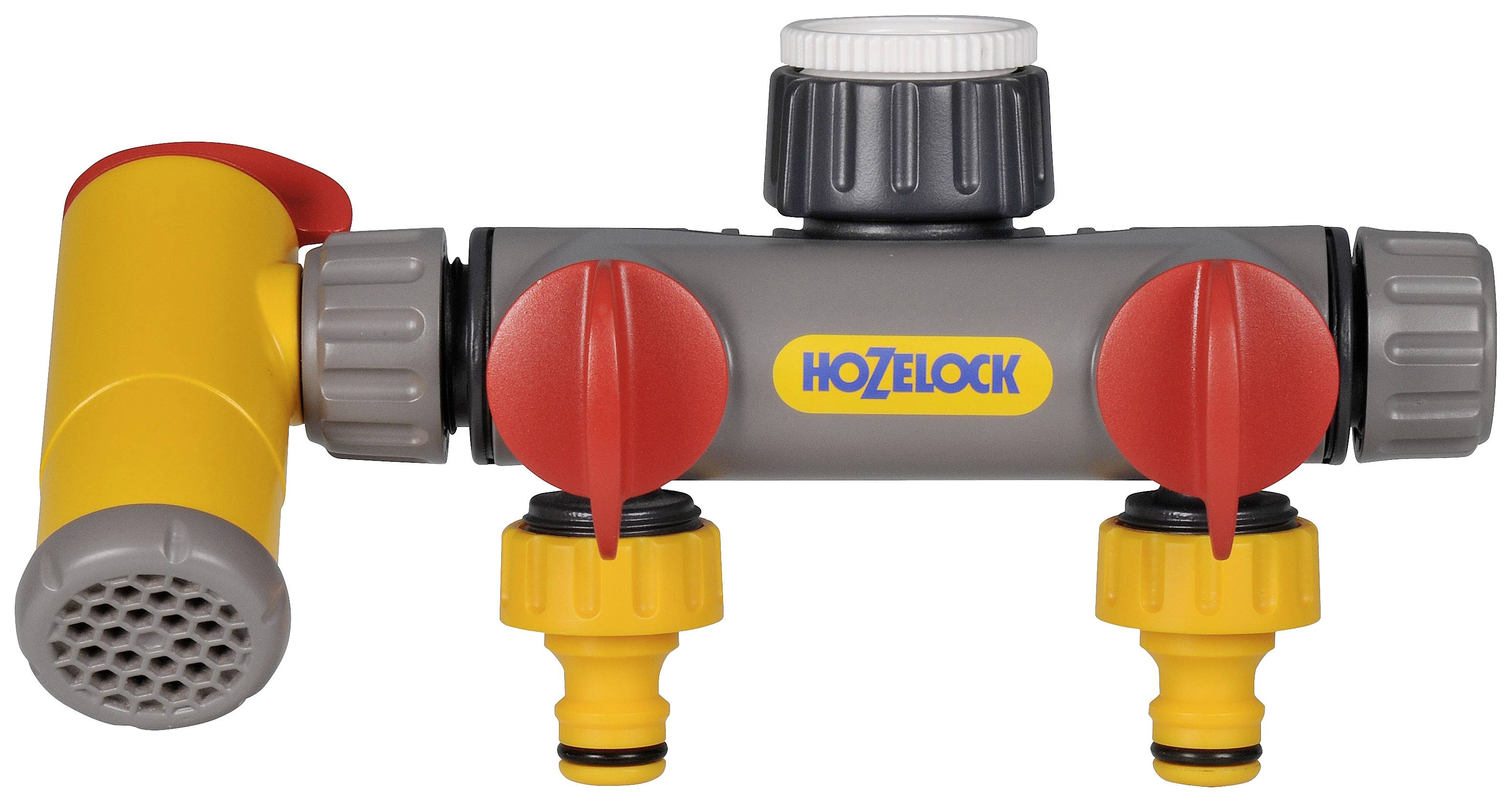 Hozelock 2250 0000 FLOWMAX ™ Rubinetto a 2 vie 12 - 15 mm (1/2) Ø con valvola di controllo