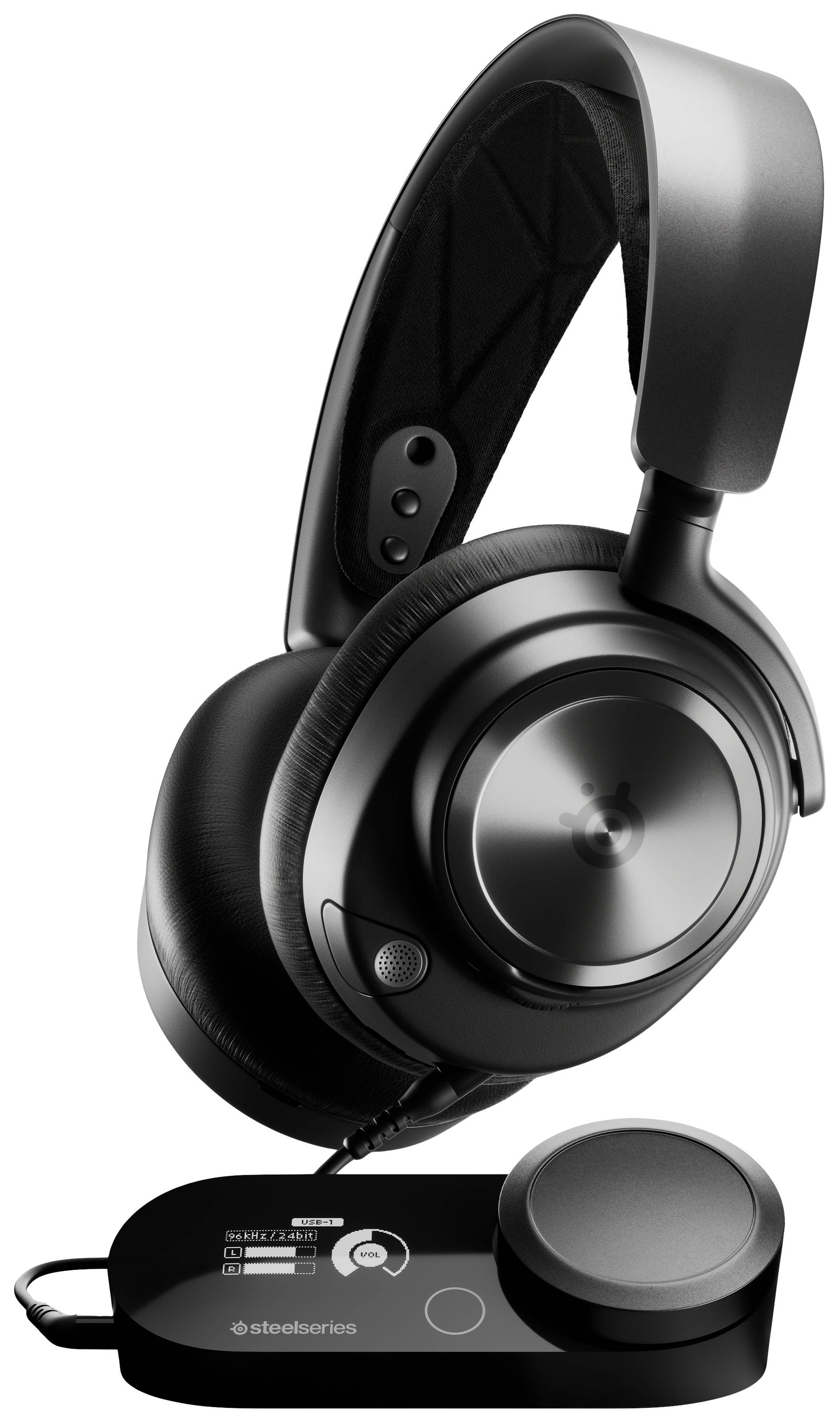 Steelseries Arctis Nova Pro Gaming Cuffie Over Ear via cavo Stereo Nero regolazione del volume