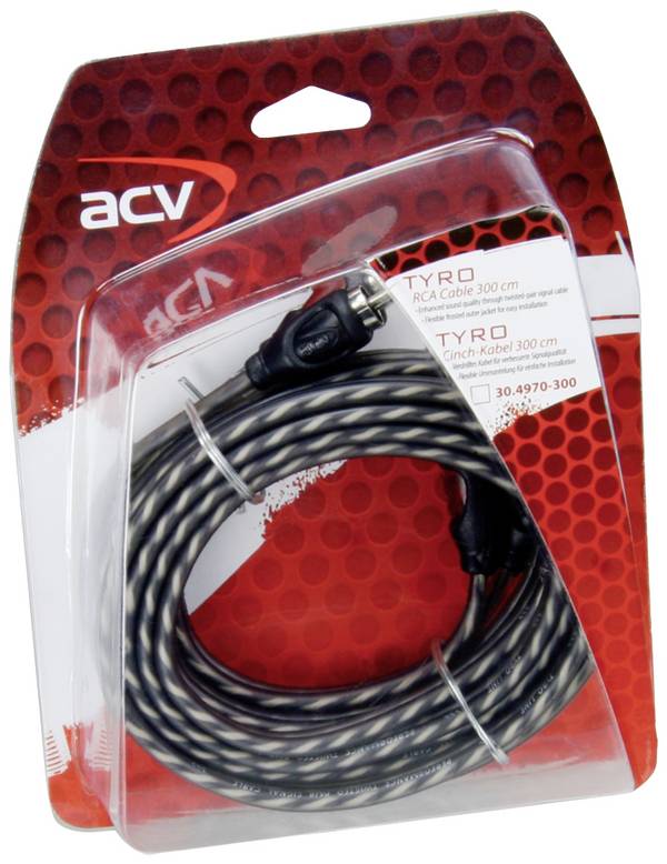 ACV 30.4970-300 cinch kábel 3 m [2x cinch zástrčka - 2x cinch zástrčka]