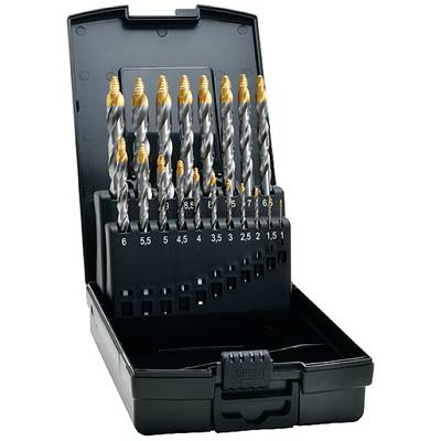Exact 74561 HSS TIN-TIP špirálový vrták, DIN 338, 1 sada
