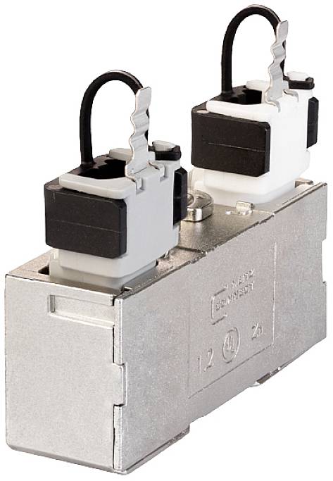 Metz Connect RJ45 Rete Adattatore CAT 7a [1x Presa RJ45 - 1x Presa RJ45] Argento