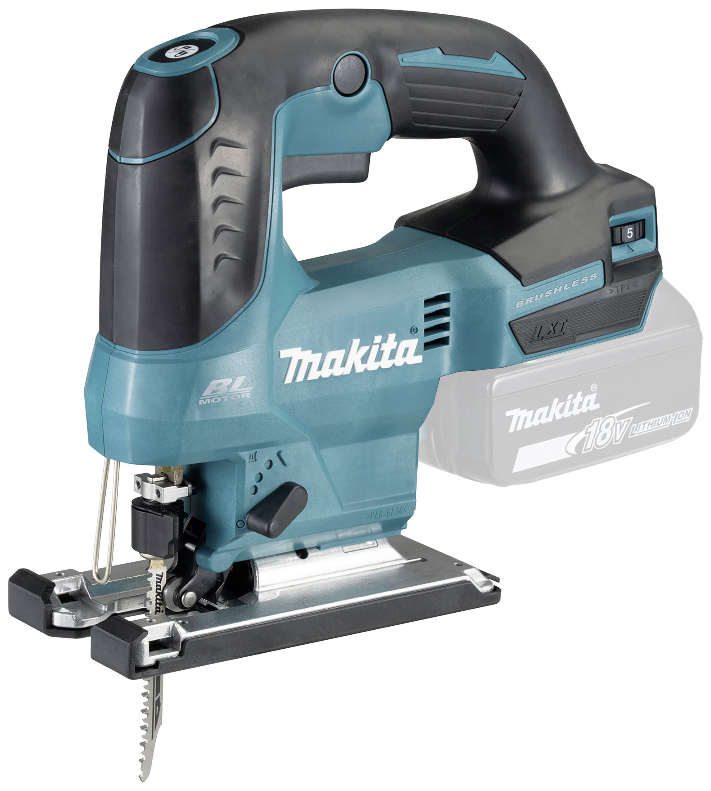 Makita DJV184Z Sticksåg Batteridriven DJV184Z exkl. batteri/laddare, Utan laddare 18 V