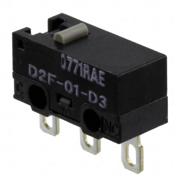 Omron D2F-01-D3 mikrospínač  30 V/DC 0.1 A 1x zap/(zap)   1 ks Bag