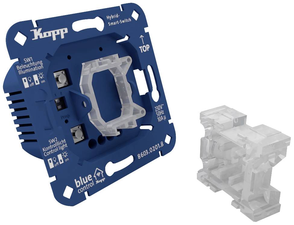 BC.HybSwi.2Dr/1Ch-Schalt Blue-Control 1-kanálový bezdrôtový spínač / aktor Spínací výkon (max.) 200 W modrá