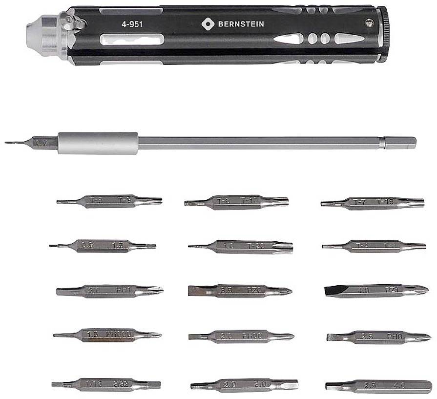BERNSTEIN Tools for Electronics 4-951 Schroevendraaierset 33-delig afbeelding