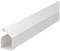 Biely káblový kanál s obdĺžnikovým prierezom, otvorený na ľavej strane. Používa sa na usporiadané vedenie káblov.