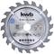 Kotúč pílový so 20 zubami, priemer 150 mm, na drevo a iné materiály, značka 'kwb Germany GmbH', katalógové číslo 583557.
