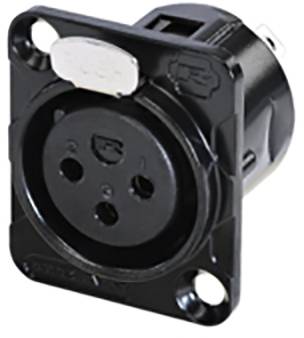 Rean AV RC3FDL-B Connettore XLR Presa Numero Poli (num): 3 1 pz.