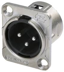 Rean AV RC3MDL Connettore XLR Spina Numero Poli (num): 3 1 pz.