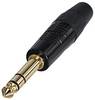 Rean AV RP3C-B jack konektor 6.35 mm zástrčka Pólov: 3 1 ks