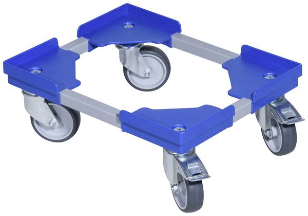 Allit 454380 EuroPlus Roll it K110 prepravná plošinka s kolieskami, materiál ocel, hliník, max. 130 kg, 490 mm x 520 mm x 1100 mm