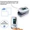 Digitálny pulzný oximeter s rotačným displejom pre ľahké čítanie. Zobrazuje nasýtenie kyslíkom (SpO2) a srdcovú frekvenciu. Napájaný batériou.