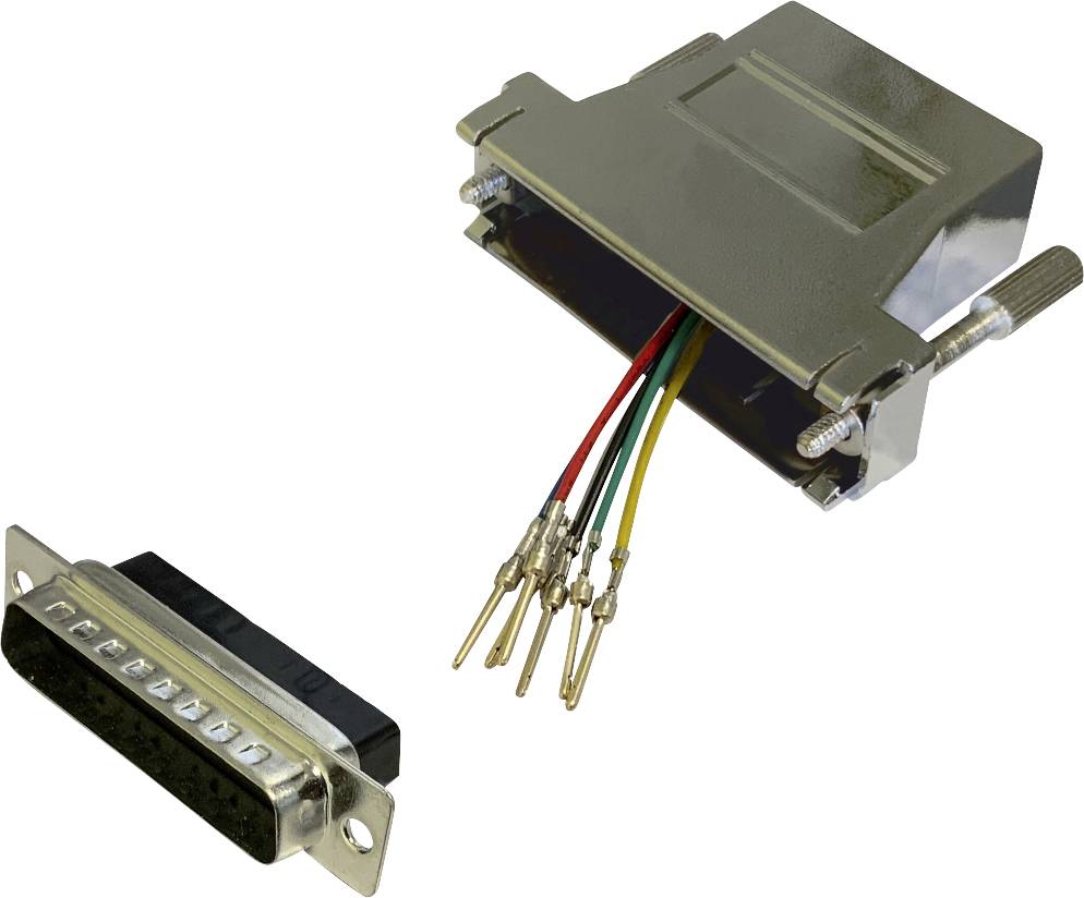 BKL Electronic 10121129 Adattatore Spina SUB-D a 25 poli - Presa RJ12 1 pz. Singolo