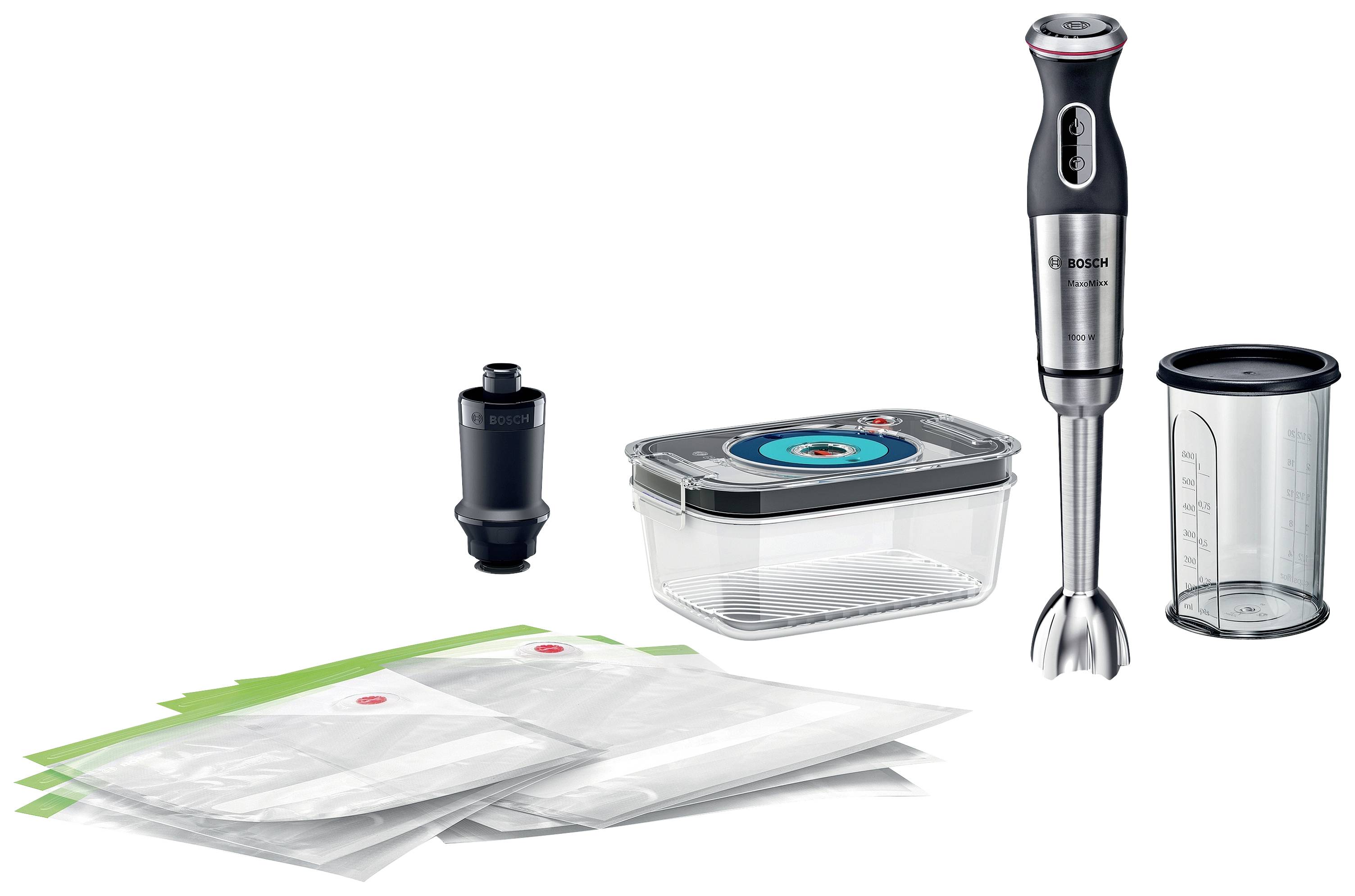 Bosch Haushalt MS8CM61V1 Frullatore ad immersione 1000 W acciaio inox, Nero